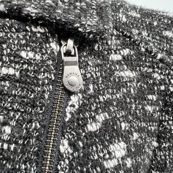 🖤Banana Republic Tweed Jacket – Size 4 Cotton Blend, Effortlessly Chic - Picture 4 of 10